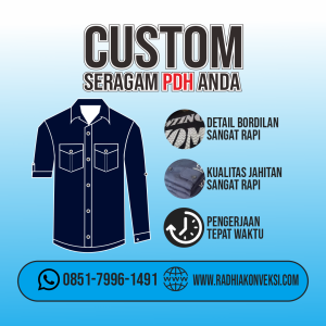 Vendor Konveksi PDH Surabaya Berpengalaman